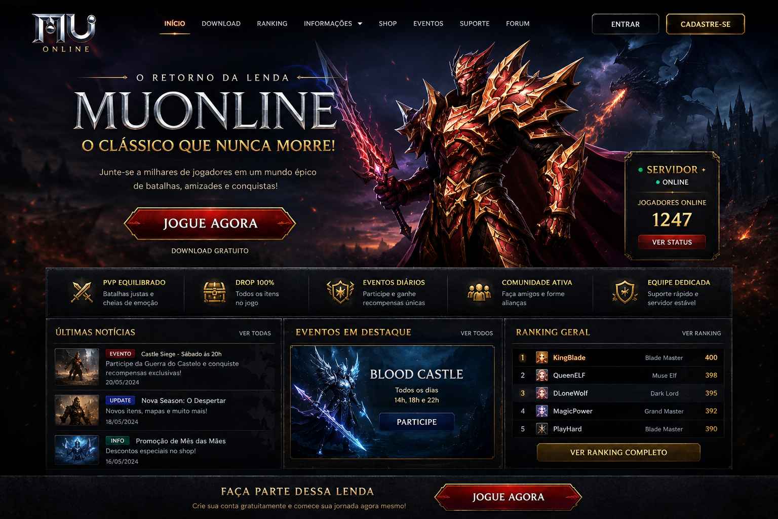 Modelo Web Shop Gamer